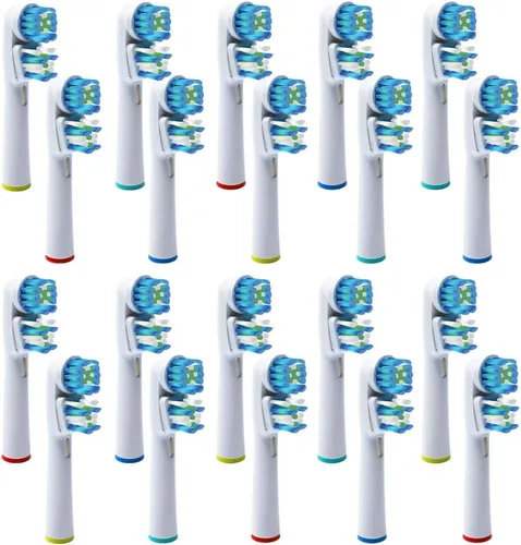 Vista 8 de Cabezales de repuesto para cepillo de dientes eléctrico Braun Oral-B Dual Clean - Paquete de 4