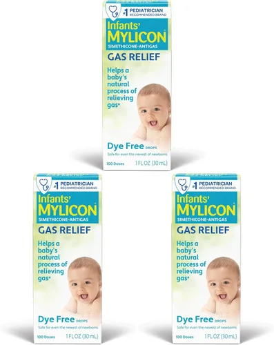 Vista 9 de Mylicon gotas antigas para bebé con fórmula para el alivio, 1, 1 #1 Pediatrician Recommended Brand · Gentle simethicone drops relieve infant gas &