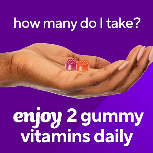 Vista 14 de vitafusion Suplementos de gomitas probióticas, suplementos nutricionales probióticos con sabor a frambuesa, melocotón y mango, 70