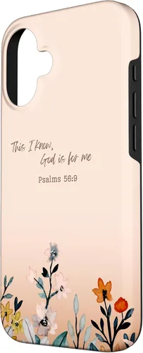 Vista 2 de Psalm 56:9 Case for iPhone 16