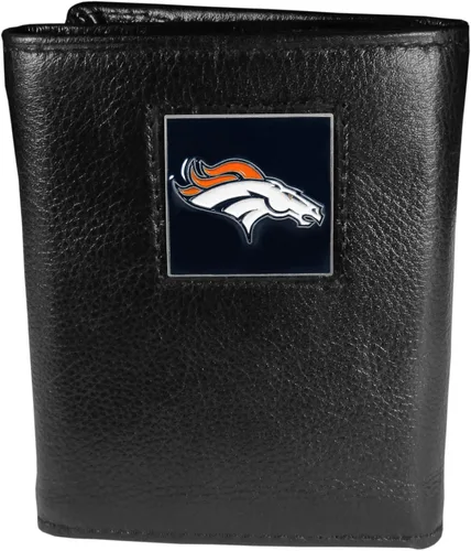 Vista 7 de Siskiyou Sports Men's Deluxe Leather Tri-fold Wallet Packaged in Gift Box