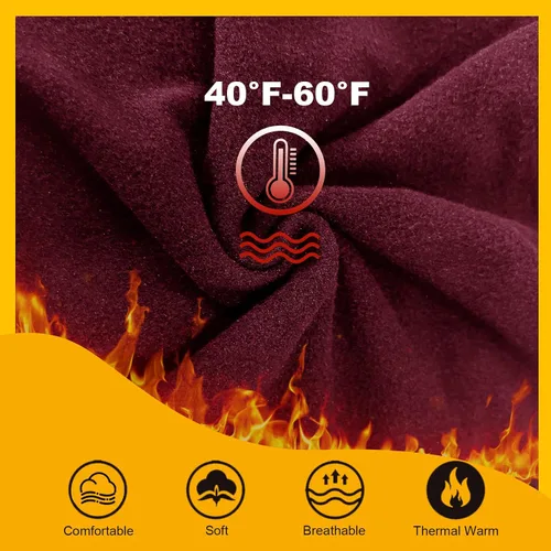 Vista 3 de Opuntia Paquete de 2 leggings de cintura alta con forro polar para mujer, pantalones cálidos de invierno, control de abdomen, yoga, senderismo