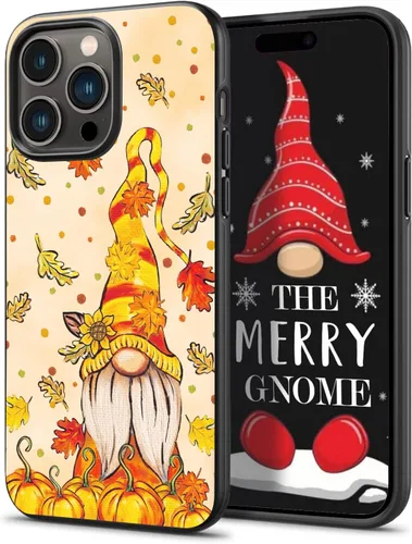 Vista 7 de Happy Fall Gnomo Otoño Hojas Calabaza Gnomo Otoño Gnomo Funda Teléfono para iPhone 16 15 14 13 12 11 Pro Max Galaxy S25 S24 S23 S22 S21 S20 FE A16