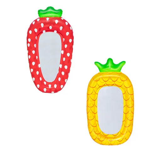 Vista 2 de Bestway Colchoneta Hinchable Frutas con Red Color Surtido 178x103/186x112 cm +6 Años Playa y Piscina 43644