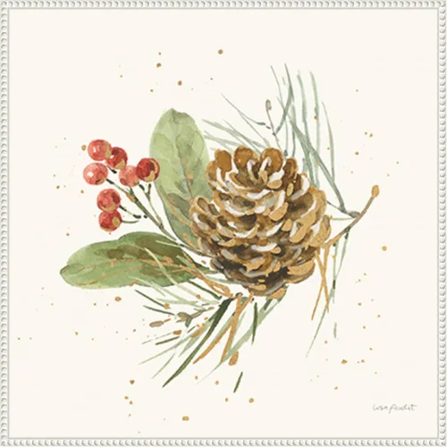 Vista 19 de Amanti Art Lienzo enmarcado para pared, 22 x 22 pulgadas, flores de invierno VI por Lisa Audit, lienzo enmarcado para pared, obras de arte