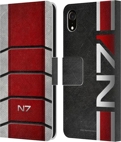 Vista 72 de Head Case Designs Funda de piel con licencia oficial de EA Bioware Mass Effect Cerberus Logo Graphics tipo cartera compatible con Apple iPhone 11