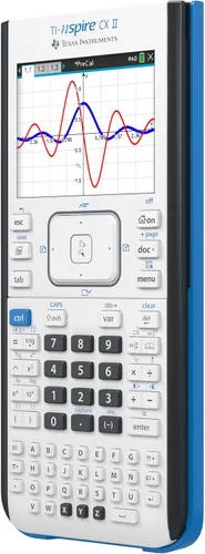 Vista 4 de Texas Instruments TI-Nspire CX II Calculadora gráfica a color con software para estudiantes (PC/Mac) Blanco 3.54 x 7.48 pulgadas