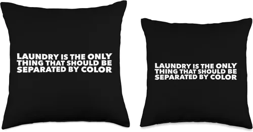 Vista 3 de Laundry Is The Only Thing Black History Month Juneteenth Rap Throw Pillow