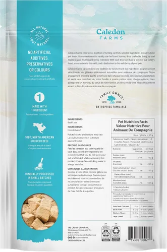 Vista 2 de Caledon Farms Golosinas de Hígado de Res Deshidratado para Perros, 150 Gramos/5.3OZ
