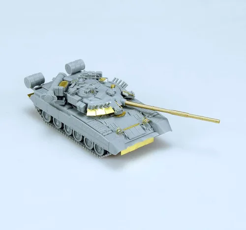 Vista 4 de Maquetas de Tanques, Ruso T-80UK MBT Kits Modelo de Plástico, Escala 1/35,11 x 4.1Pulgadas