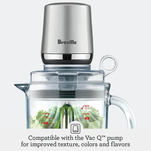 Vista 5 de Breville BBL920BST Super Q Licuadora de Grado Comercial para el Hogar, Acero Inoxidable Negro