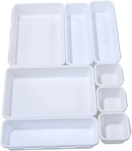 Vista 4 de Separadores para organizar cajones, para escritorio, cocina, baño, maquillaje, oficina