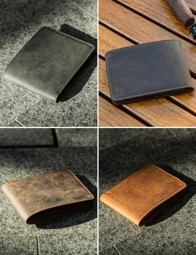 Vista 38 de Handcrafted Genuine Leather Wallets, Minimalist Cardholders, and Passport Covers, Handmade Gift