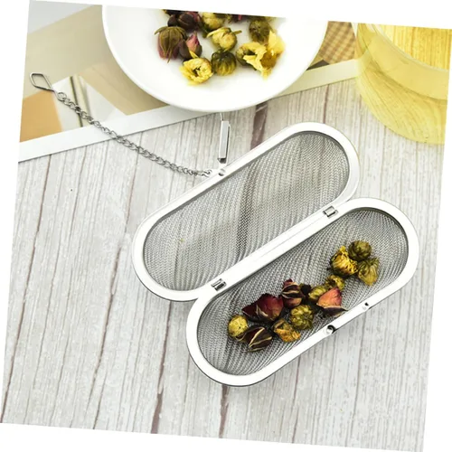 Vista 9 de Cabilock Colador de té de acero inoxidable para condimentos de especias, 2 unidades para cocinar té