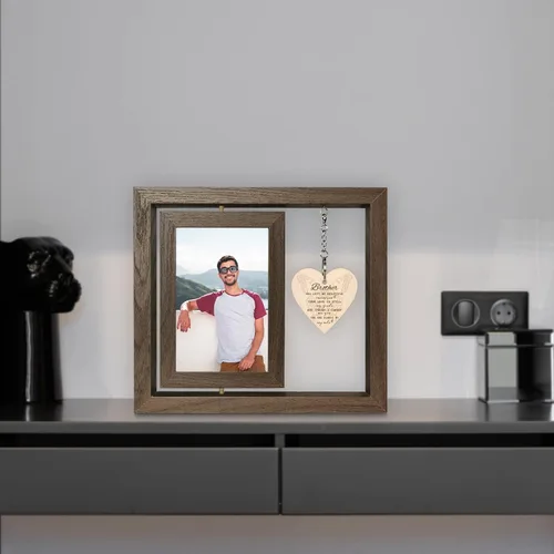 Vista 4 de EYITUPC Regalos de condolencias por la pérdida del hermano, marco conmemorativo en memoria del hermano, regalos de duelo en recuerdo de hermano