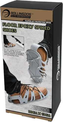 Vista 8 de ROLLINGDOG Zapatos de epoxi con pinchos para pisos, zapatos epoxi con picos cortos de 1 pulgada, perfectos para pisos epoxi, superposiciones