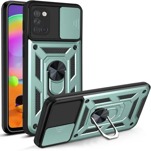 Vista 41 de Compatible con Tecno Pova Neo 2 Bracket Shell, con cubierta deslizante para lente de cámara compatible con Tecno Pova Neo 2 LG6n Case Negro