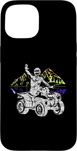 Vista 6 de ATV Rider Mountains Offroad Motocross Quad Racing Case for iPhone 16