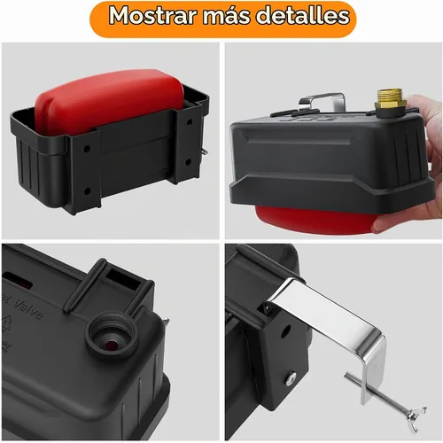 Vista 6 de Válvula de flotador automática de canal de agua para ganado con conector de cobre y cinta PTFE, control automático de nivel de agua, válvulas
