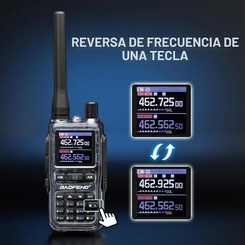 Vista 7 de BAOFENG Radios portátiles UV-5G Mini GMRS, 999 CHs, programación de Cuarzo