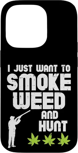 Vista 17 de iPhone 16 Smoke Weed Hunt Funny Hunting Cannabis 420 Hunter Hombres Mujeres Caso
