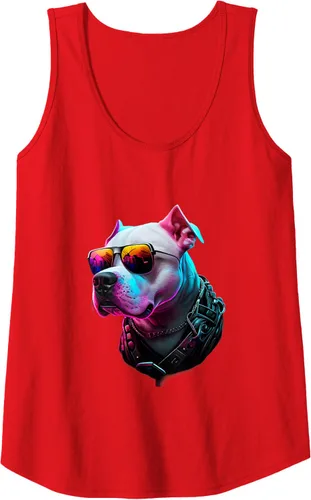 Vista 13 de Dogo Argentino Dogs Dogo Argentinos - Camiseta sin mangas, Negro