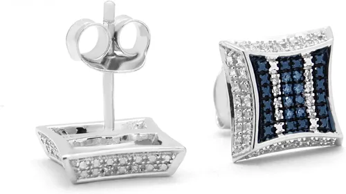 Vista 3 de Dazzlingrock Hop Studs in Unisex Design Ladies Mens Real Diamond Earrings