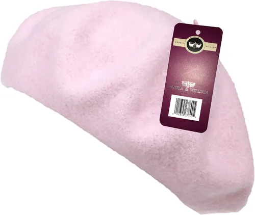 Vista 48 de WW004 Invierno 100% Lana Cálida Arte Francés Vasco Boina Tam Beanie Cap