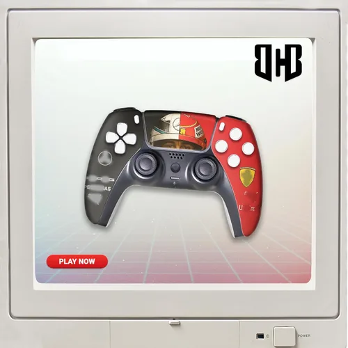 Vista 186 de Battman Custom PS-5 Controller Wireless compatible with Play-Station 5 Console by BCB Controllers Proudly Customized in USA with Permanent
