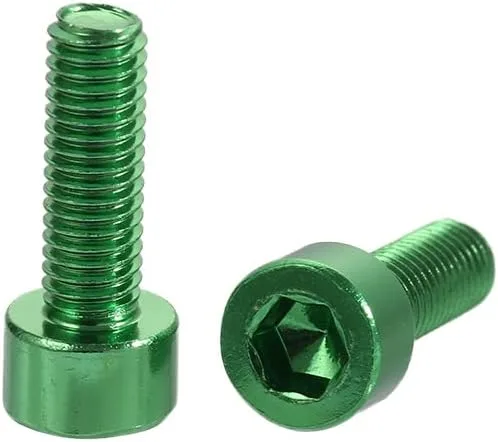 Vista 15 de 2 unids/set bicicleta titular tornillo hervidor rack tornillo aleación aluminio M5x15mm botella agua jaula pernos para bicicleta MTB bicicleta