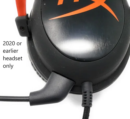 Vista 4 de TNE Micrófono de repuesto para micrófono de juego para pre-2021 1 versión con cable Kingston HyperX Cloud 2 II Cloud Core Cloud Pro CloudX PS5 Xbox