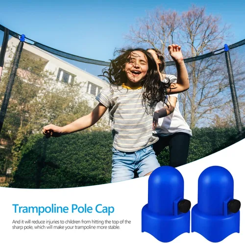 Vista 8 de BESPORTBLE Tapas de poste de trampolín, tapas de poste de recinto para poste de 1.5 pulgadas, tapa dura de repuesto para trampolín al aire libre