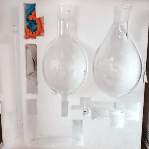 Vista 7 de 33.8 fl oz Lab Aceite Esencial Distilación de Vapor Aparatos Lab Cristalería Kits Destilador de Agua Purificador con Estufa Caliente Graham