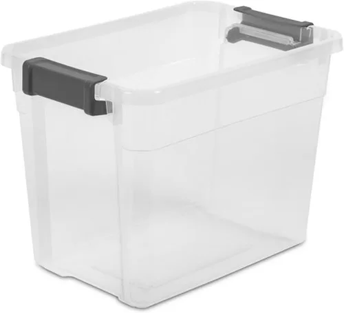 Vista 3 de Sterilite Caja Apilable Modular Transparente 30QT 14733V06