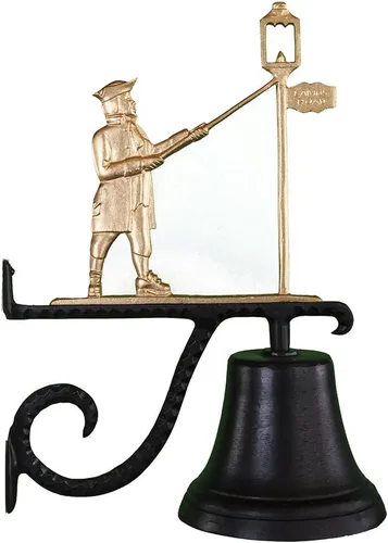 Vista 2 de Montague Metal Products Campana de fundición con bajo dorado
