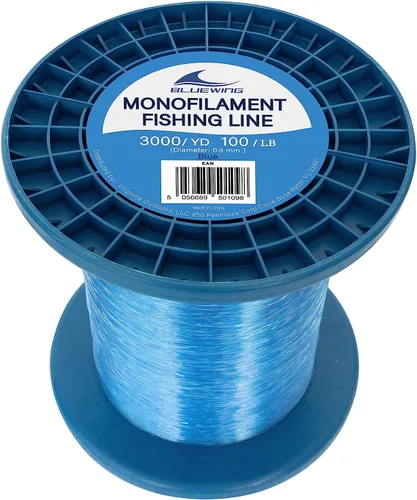 Vista 50 de BLUEWING Sedal de pesca monofilamento 6,8,10,12,15,20,25,30,40,50,60,80,100,130,250,300,400 libras, 50,100,500,1000,3000 yardas, hilo de pescar mono