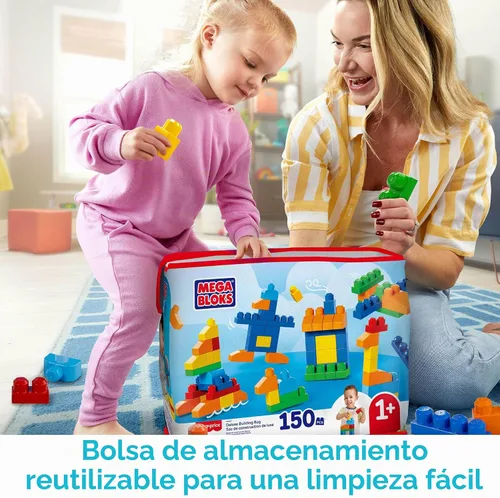 Vista 9 de MEGA BLOKS First Builders Deluxe Building Bag - Juego de juguetes