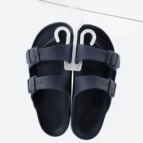 Vista 4 de IFAMIO Paquete de 20 perchas de plástico blanco para secado de zapatos, ligeras, duraderas, resistentes, de secado rápido, ideales para el hogar