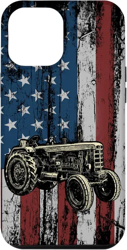Vista 26 de Patriotic Tractor American Flag Tractor Farm Gift Farmer Case for iPhone 17