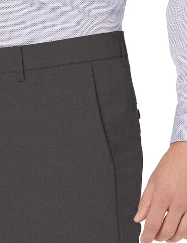 Vista 3 de J.M. Haggar Men's 4-Way Stretch Straight Fit Flat Front Dress Pant