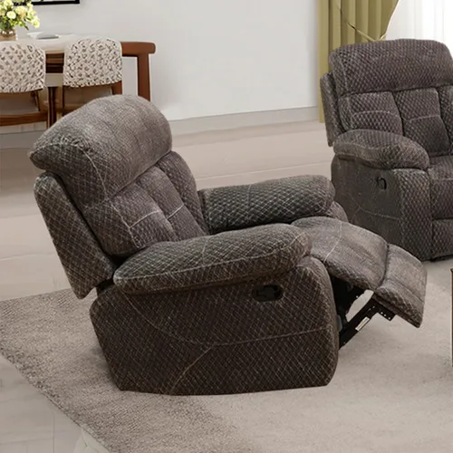 Vista 23 de Juego de sofá reclinable para muebles de sala de estar, juego de sofá y silla reclinable de pana verde, tela manual, sofá reclinable de 3 plazas