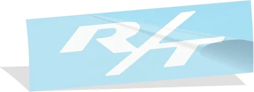 Vista 23 de R/T Emblema de Superposición Adhesivo - 2011-2026 Durango R/T (Naranja Brillante)