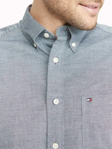 Vista 5 de Tommy Hilfiger Men's Long Sleeve Casual Button Down Shirt in Classic Fit