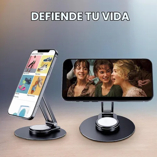 Vista 6 de CreaDream Soporte magnético para teléfono para escritorio, soporte