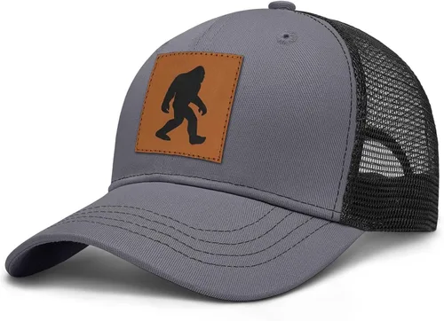 Vista 21 de Mens Hat Snapback Trucker Hats Outdoor Gifts for Men Dad Husband Father's Day Leather Pattern Baseball Cap Cs1012 Pie Grande-00