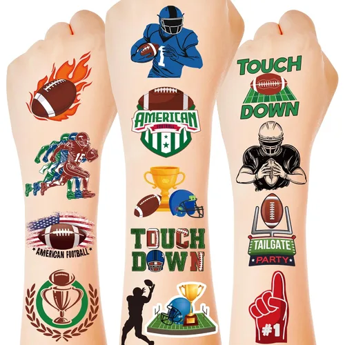 Vista 12 de 64 PIEZAS 4 Hojas Juego de Tatuajes Temporales del 4 de Julio, Decoraciones Patrióticas para Fiestas de Cara y Cuerpo, Calcomanías de Tatuajes