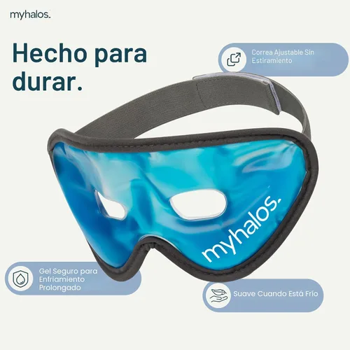 Vista 4 de Máscara refrescante para ojos – Mascarilla de gel reutilizable para ojos – Nuestra máscara de ojos de hielo alivia los ojos hinchados y las ojeras