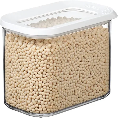 Vista 8 de Mepal Set of 4 Storage Jars with Lids, Food Containers, Rectangular, Kitchen Organiser Made of Plastic, Storage Containers, Airtight, 4 x 2000 ml