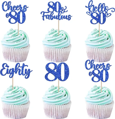 Vista 94 de 30 piezas de adornos para cupcakes de 12 cumpleaños feliz, brillantes doce, hola 12, felicitaciones a 12 años, adornos para cupcakes, 12