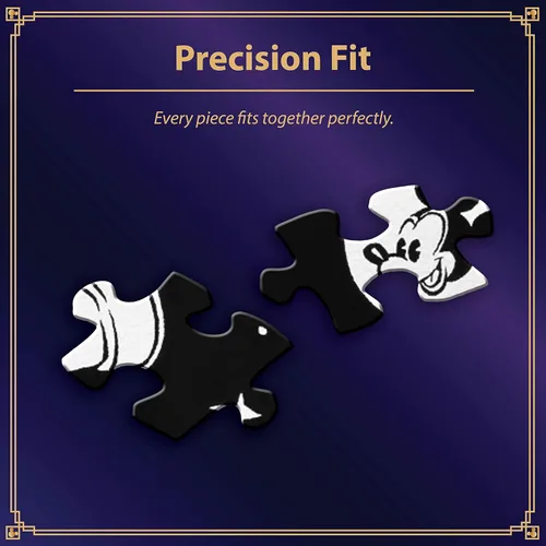 Vista 3 de Ravensburger - Rompecabezas de 1000 piezas de Disney Treasures from The Vault - Minnie Mouse & Mickey Mouse. Cada pieza es única. Exclusivo